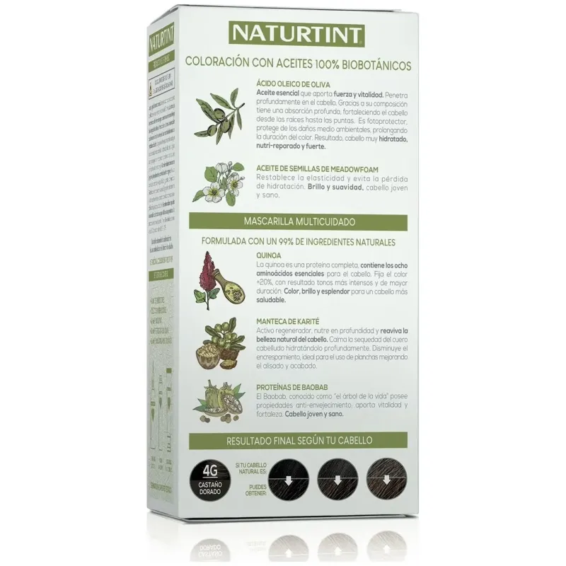 Naturtint biobased 4g castaño dorado | Farmacia Barata Naturtint biobased 4g castaño dorado | Farmacia Barata