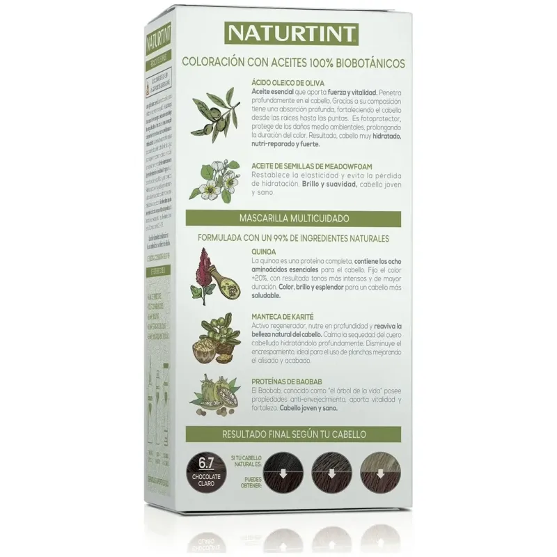 Naturtint biobased 6.7 chocolate claro | Farmacia Barata Naturtint biobased 6.7 chocolate claro | Farmacia Barata