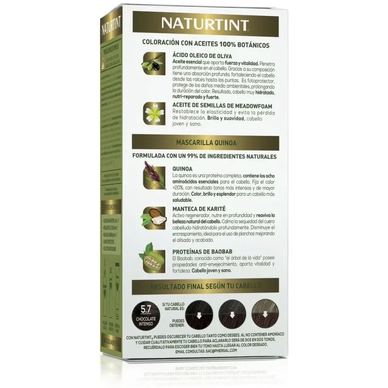 Naturtint biobased 5.7 chocolate intenso | Farmacia Barata