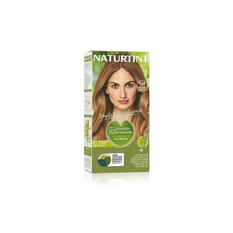 Naturtint biobased 7.34 avellana luminoso | Farmacia Barata Naturtint biobased 7.34 avellana luminoso | Farmacia Barata