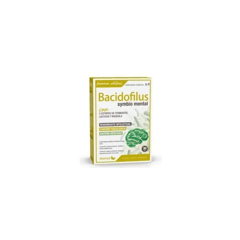 Dietmed bacidofilus symbio mental 30caps | Farmacia Barata Dietmed bacidofilus symbio mental 30caps | Farmacia Barata