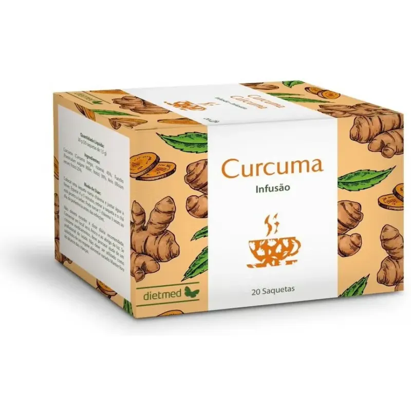 Dietmed cúrcuma infusión 20 sobres | Farmacia Barata