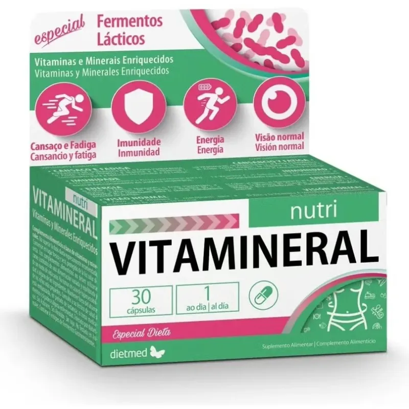 Dietmed vitamineral nutri 30caps | Farmacia Barata Dietmed vitamineral nutri 30caps | Farmacia Barata