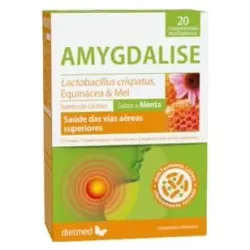 Amygdalise sabor menta 20comp mastic.