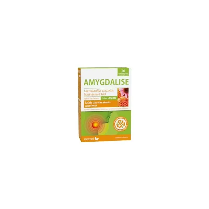 Amygdalise sabor menta 20comp mastic. | Farmacia Barata
