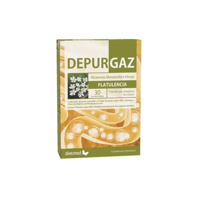 Depurgaz 30comp. - dietmed | Farmacia Barata