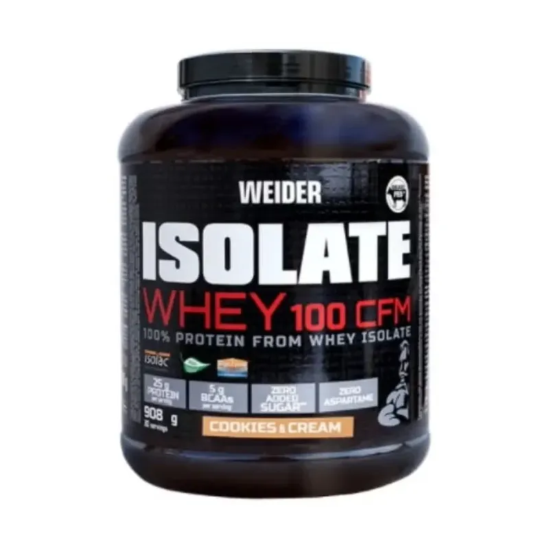 Weider isolate whey 100 cfm cookies 908g | Farmacia Barata Weider isolate whey 100 cfm cookies 908g | Farmacia Barata