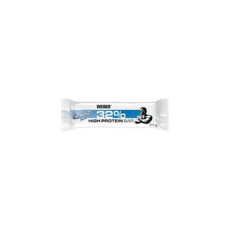 Weider protein 32% barrita coco 12ud. | Farmacia Barata