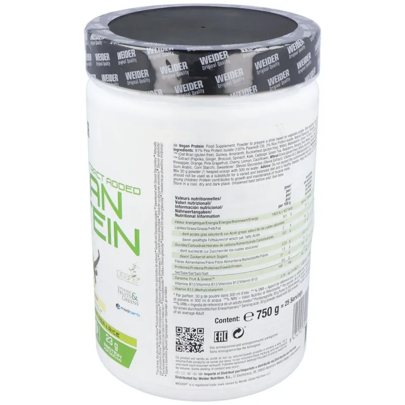 Weider vegan protein vainilla 750gr. 2 | Farmacia Barata Weider vegan protein vainilla 750gr. 2 | Farmacia Barata