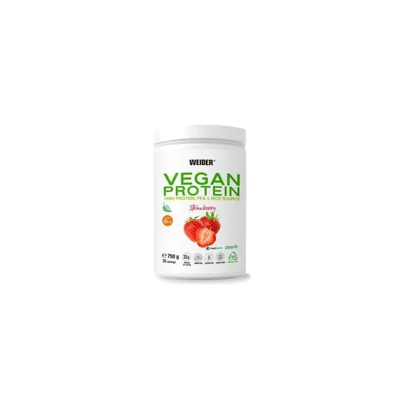 Weider vegan protein fresa 750gr. | Farmacia Barata Weider vegan protein fresa 750gr. | Farmacia Barata