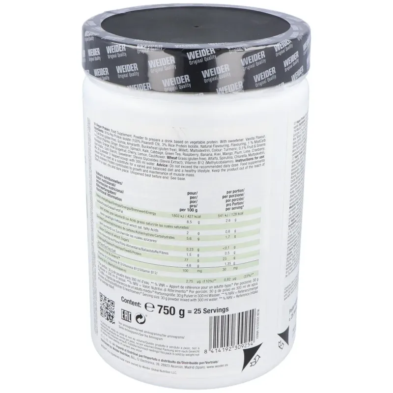 Weider vegan protein vainilla 750gr. 2 | Farmacia Barata Weider vegan protein vainilla 750gr. 2 | Farmacia Barata