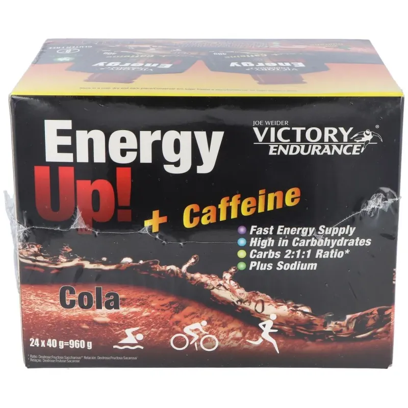 Victory endurance energy up gel cafeina cola 24ud | Farmacia Barata
