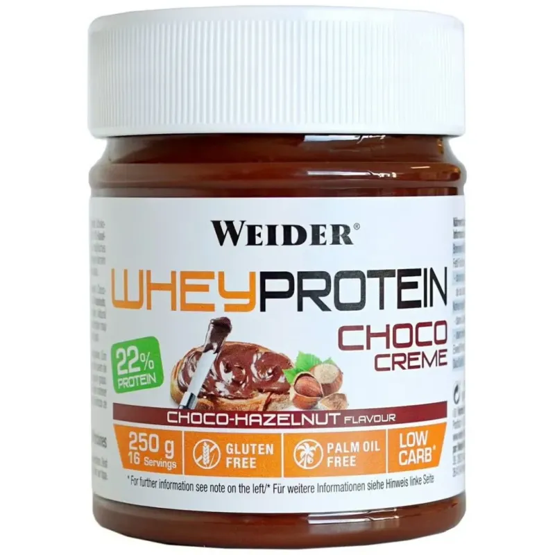 Weider whey protein creme choco hazelnut 250gr. | Farmacia Barata Weider whey protein creme choco hazelnut 250gr. | Farmacia Barata
