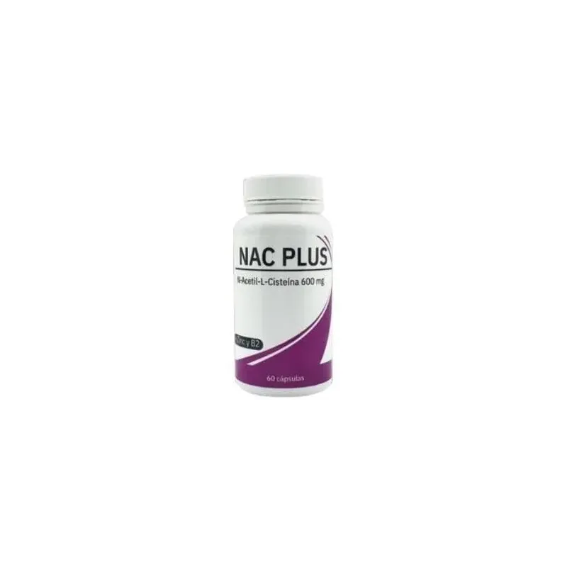 Nac plus n-acetil-l-cisteina 60cap. | Farmacia Barata