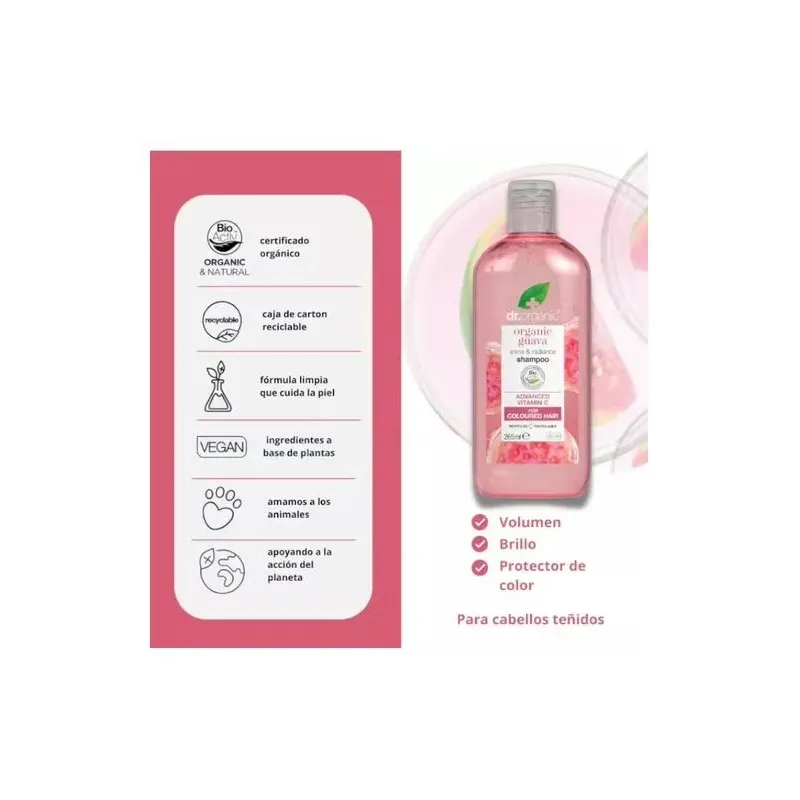Champu cabello teñido guayaba 265ml | Farmacia Barata Champu cabello teñido guayaba 265ml | Farmacia Barata
