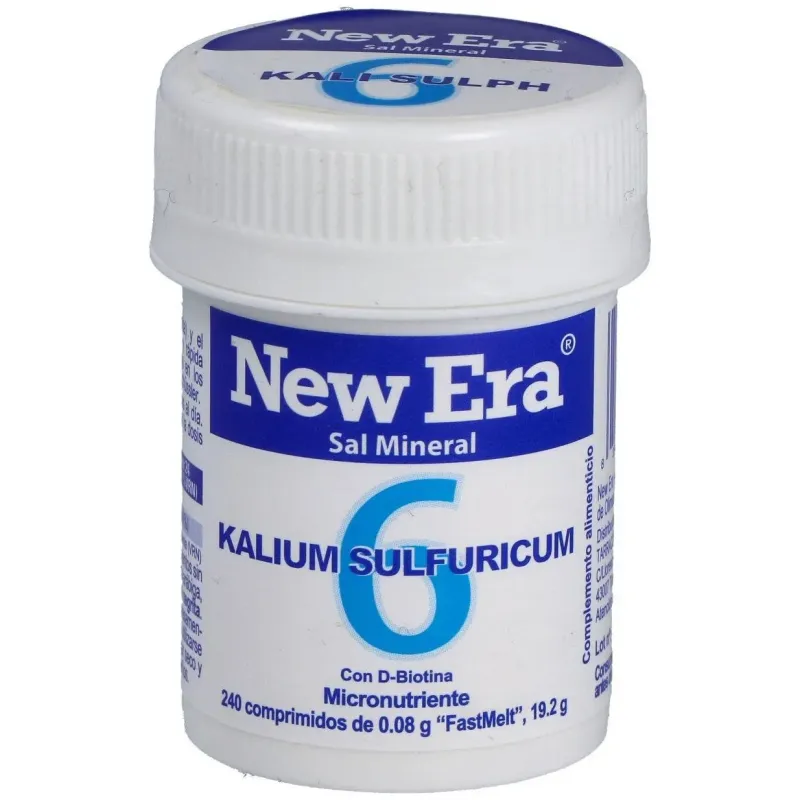 Sal schussler nº6 kalium sulfuricum 240comp. 2 | Farmacia Barata