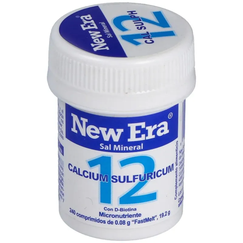 Sal schussler nº12 calcium sulfuricum 240comp. 2 | Farmacia Barata