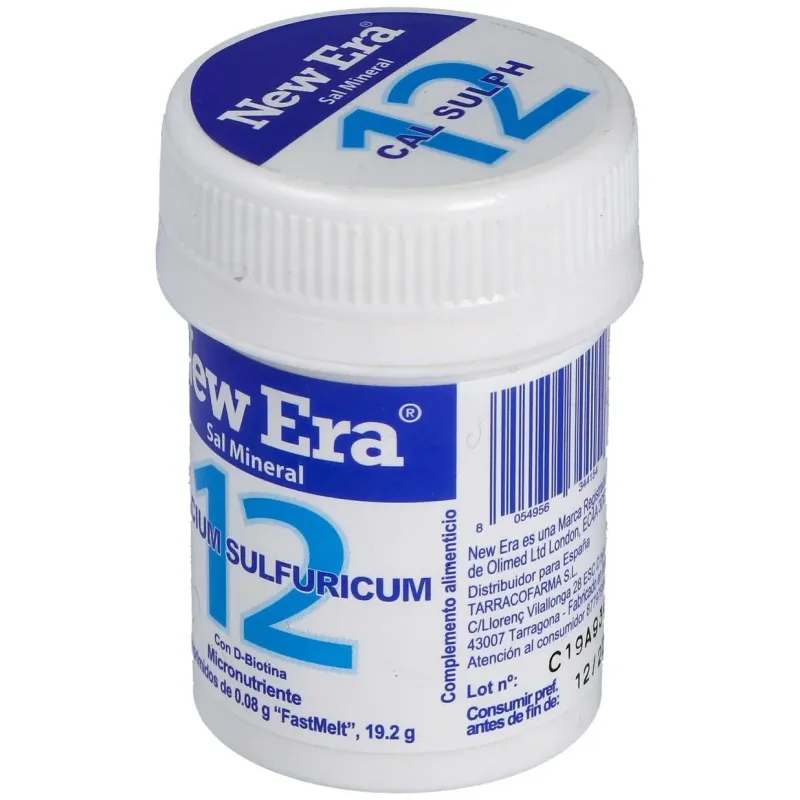 Sal schussler nº12 calcium sulfuricum 240comp. 2 | Farmacia Barata