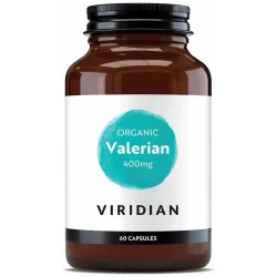Viridian raiz de valeriana orgánica 400mg 60caps