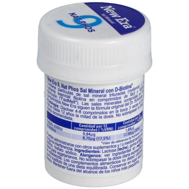 Sal schussler nº9 natrium phosphoricum 240comp. | Farmacia Barata