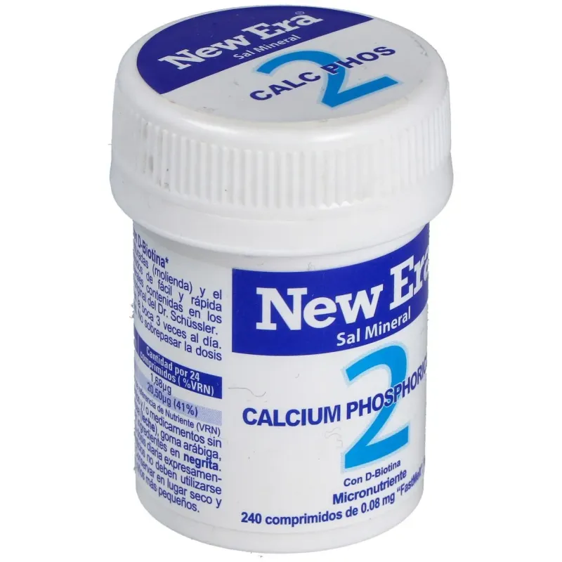 Sal schussler nº2 calcium phosphoricum 240comp. 2 | Farmacia Barata