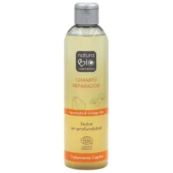 Naturabio cosmetics champu reparador aguacate y ginkgo bio 250ml