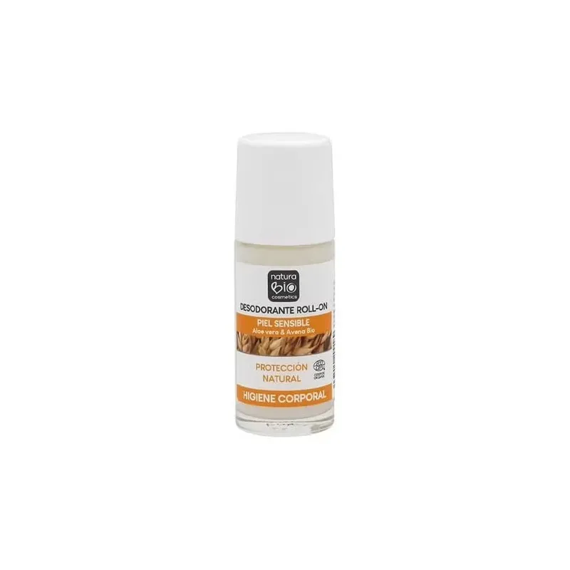 Naturabio cosmetics desodorante roll on piel sensible 50ml | Farmacia Barata
