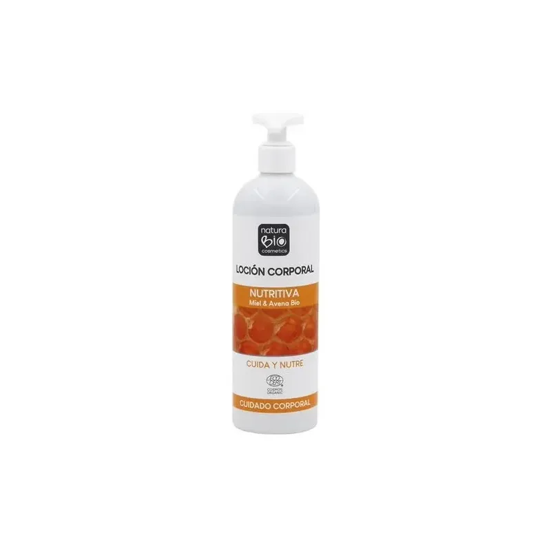 Naturabio cosmetics loción corporal nutritiva con miel y avena 500ml | Farmacia Barata