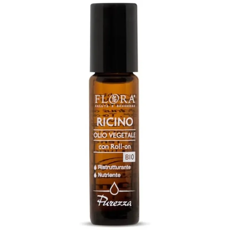 Flora aceite ricino pestañas-uñas roll on bio 10ml | Farmacia Barata Flora aceite ricino pestañas-uñas roll on bio 10ml | Farmacia Barata