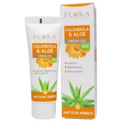 Flora crema calmante irritaciones calendula aloe vera 75ml