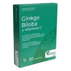 Herbora venarol ginkgo biloba + vitamina c 30comp