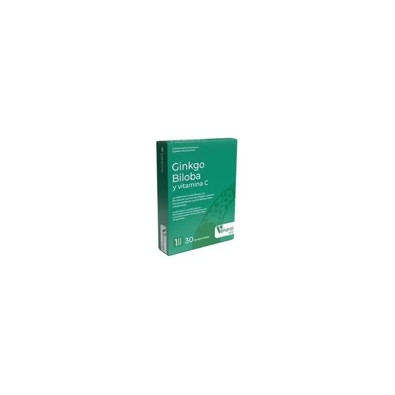 Herbora venarol ginkgo biloba + vitamina c 30comp | Farmacia Barata