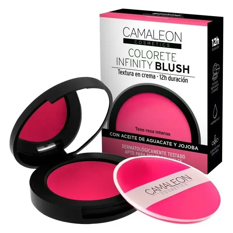 Camaleon cosmetics infinity blush rosa colorete crema 1ud | Farmacia Barata