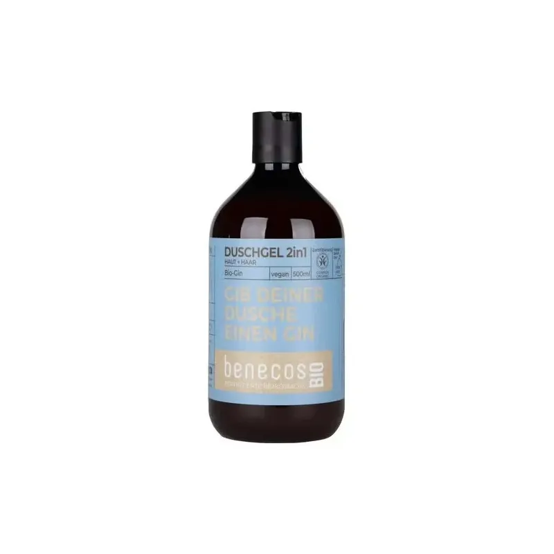 Benecos gel de baño 2 en 1 ginebra bio vegan 500ml | Farmacia Barata