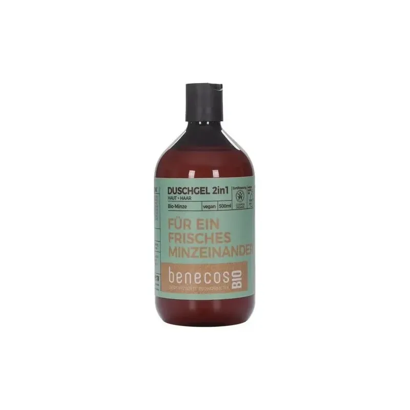 Benecos gel de baño 2 en 1 menta bio vegan 500ml | Farmacia Barata Benecos gel de baño 2 en 1 menta bio vegan 500ml | Farmacia Barata