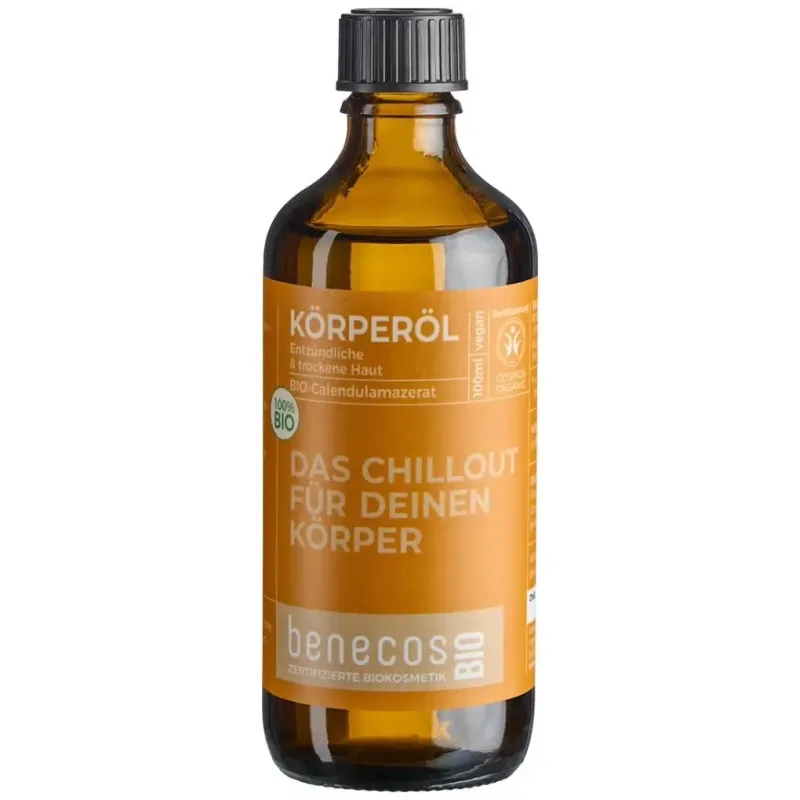 Benecos aceite corporal macerado caléndula bio vegano 100ml | Farmacia Barata