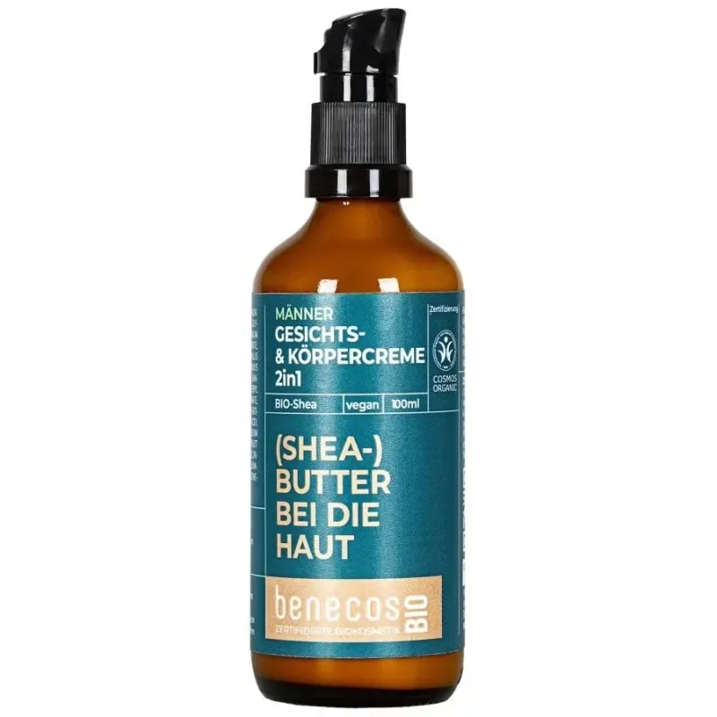 Benecos crema facial-corporal hombre karité bio 100ml | Farmacia Barata Benecos crema facial-corporal hombre karité bio 100ml | Farmacia Barata