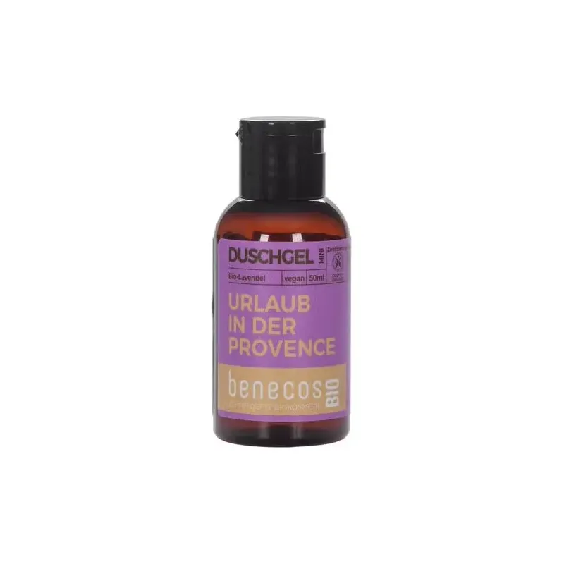 Benecos gel de baño lavanda mini viaje bio vegan 50ml | Farmacia Barata