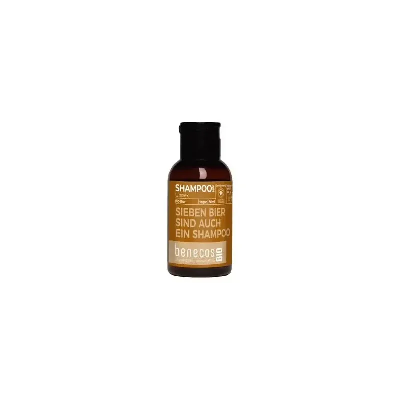 Benecos champu unisex cerveza mini viaje bio vegan 50ml | Farmacia Barata