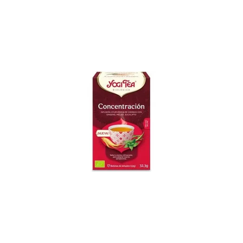 Yogi tea concentración infusión bio 17 sobres | Farmacia Barata Yogi tea concentración infusión bio 17 sobres | Farmacia Barata