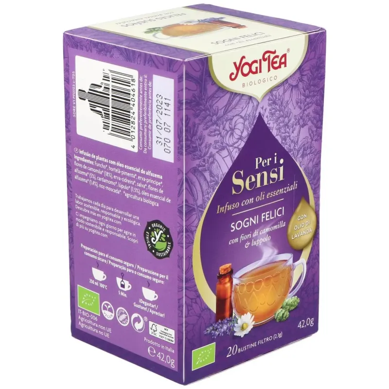 Yogi tea felices sueños para los sentidos 17inf. | Farmacia Barata