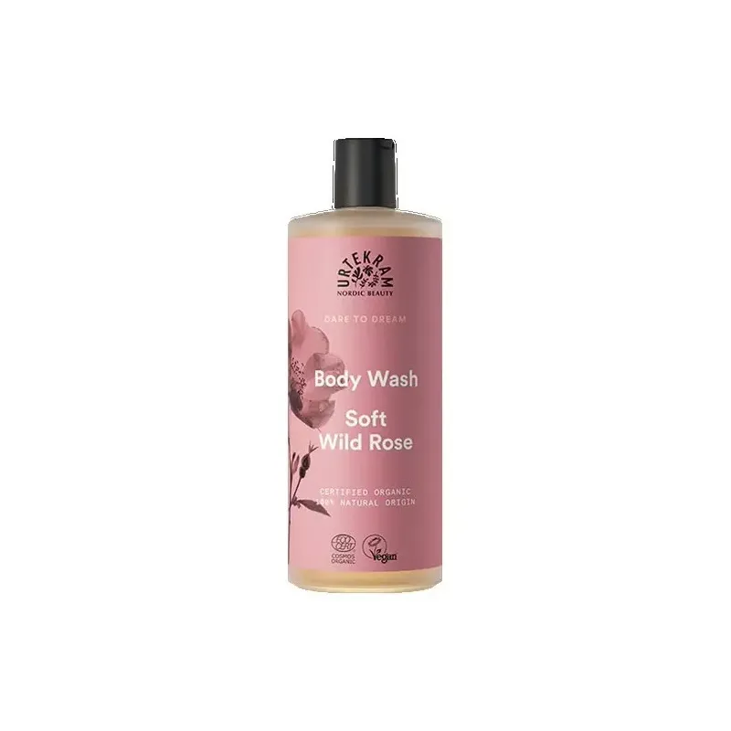 Urtekram soft wild rose gel de baño eco vegan 500ml | Farmacia Barata