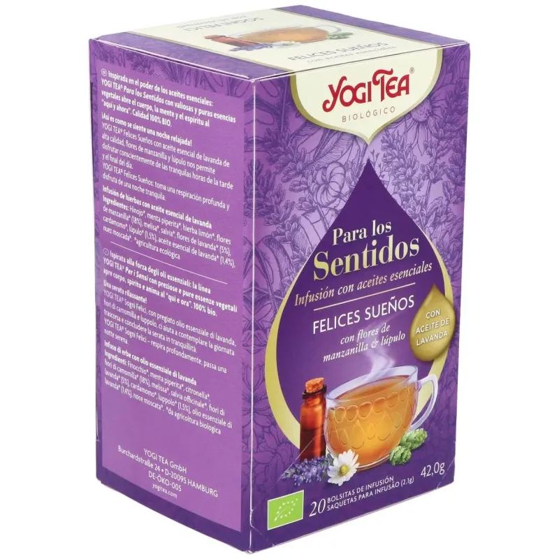Yogi tea felices sueños para los sentidos 17inf. | Farmacia Barata