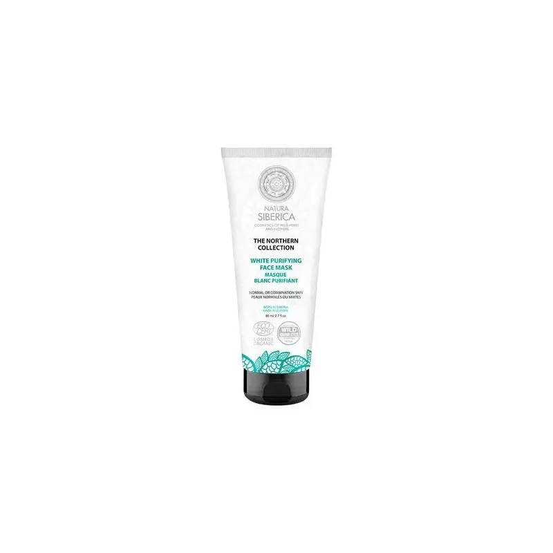 Natura siberica mascarilla facial blanca purificante, pureza de la piel 80 ml | Farmacia Barata