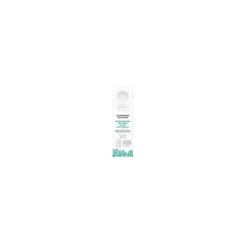 Natura siberica mascarilla facial blanca purificante, pureza de la piel 80 ml | Farmacia Barata