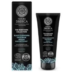 Natura siberica mascarilla facial negra limpiadora, brillo de la piel 80 ml | Farmacia Barata