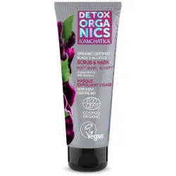 Natura siberica exfoliante y mascarilla negra 2 en 1 bio 75ml