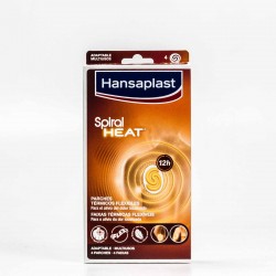 Hansaplast Spiral Heat Parches Adaptables, 4 Ud.