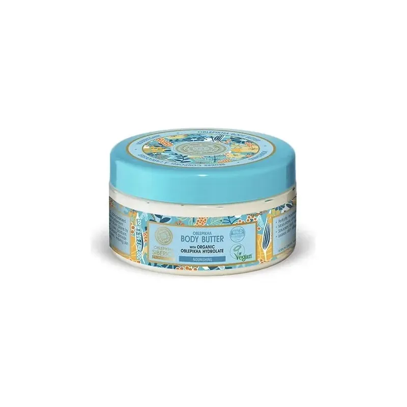 Natura siberica manteca corporal espino amarillo orgánico 300ml | Farmacia Barata
