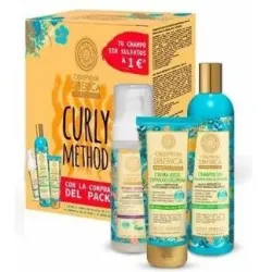 Oblepikha set curly champu+gel rizos+espuma 170ml